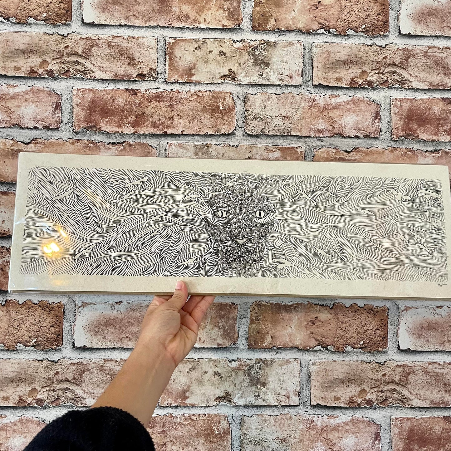 Long Detailed Screen Print