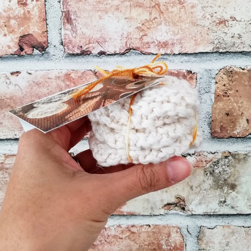 Reusable Face Scrubbies Set of 5 White