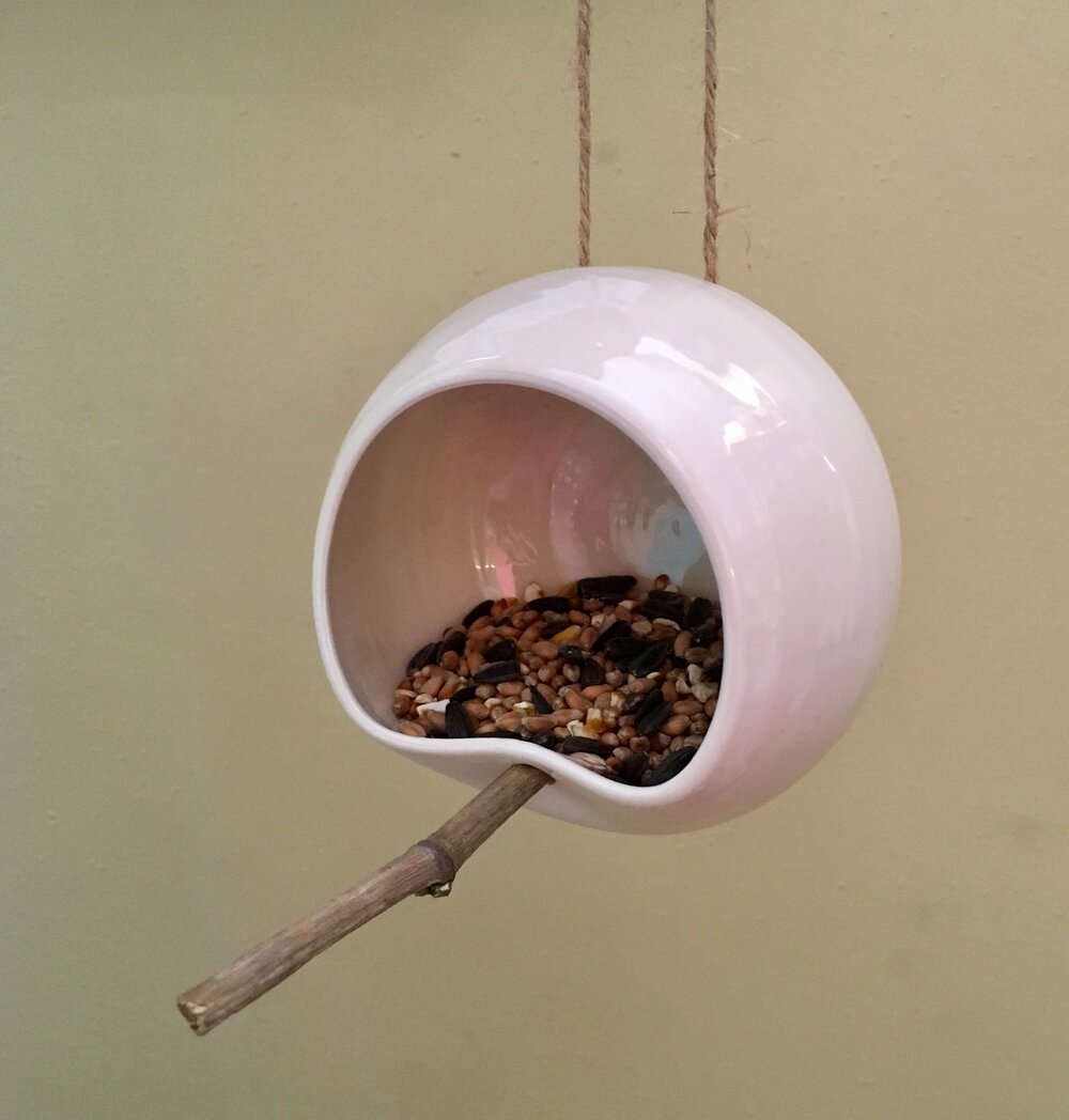 White Bird Feeder