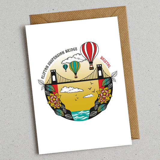 Suspension Bridge Card