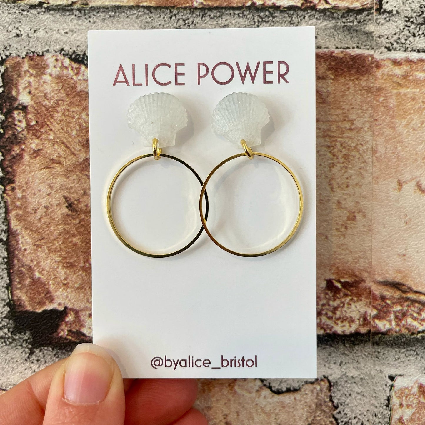 Clam Hoop Earrings
