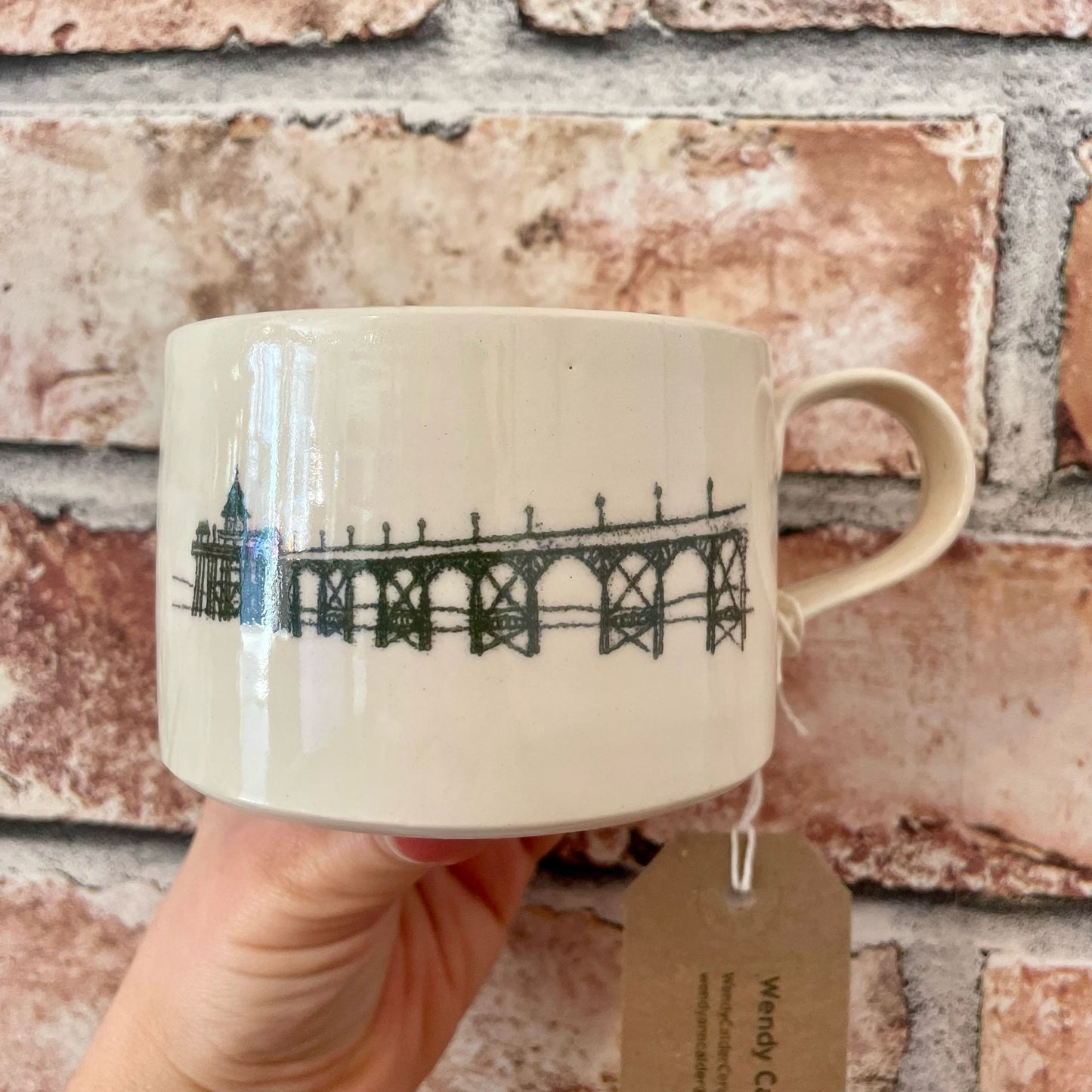 Monoprint Clevedon Pier Mug