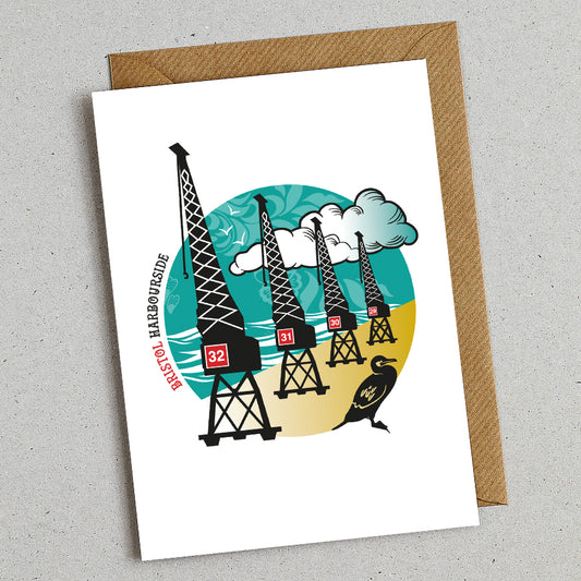 Crane Circle Card