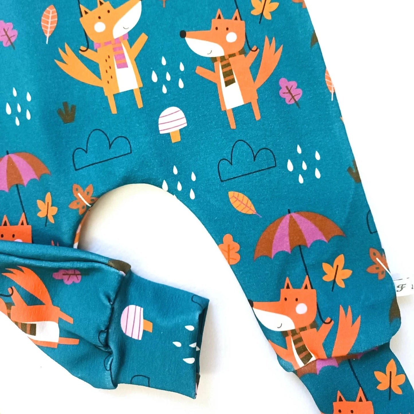 Finn Fox Romper (Blue & Purple)