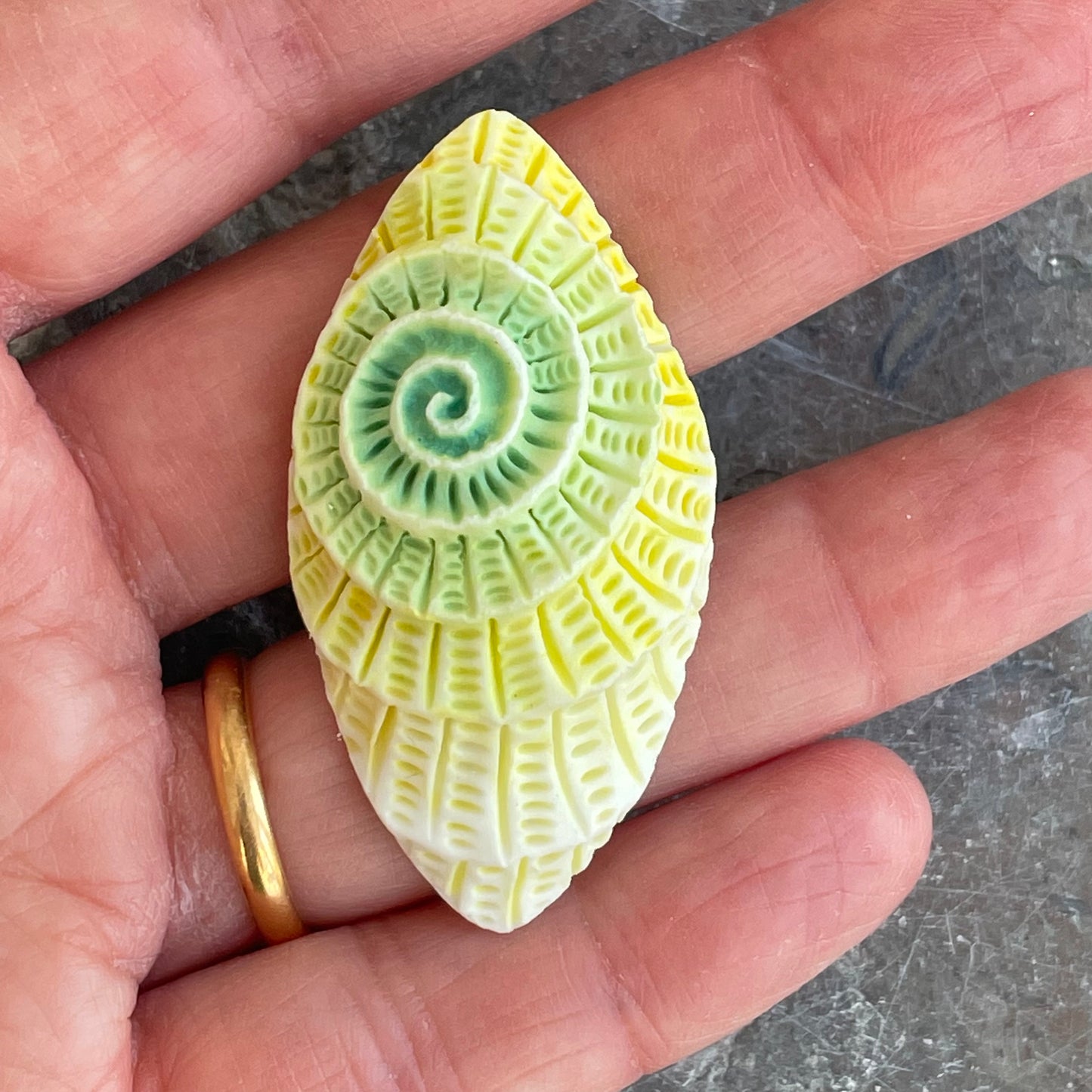 Coral Brooch X Large