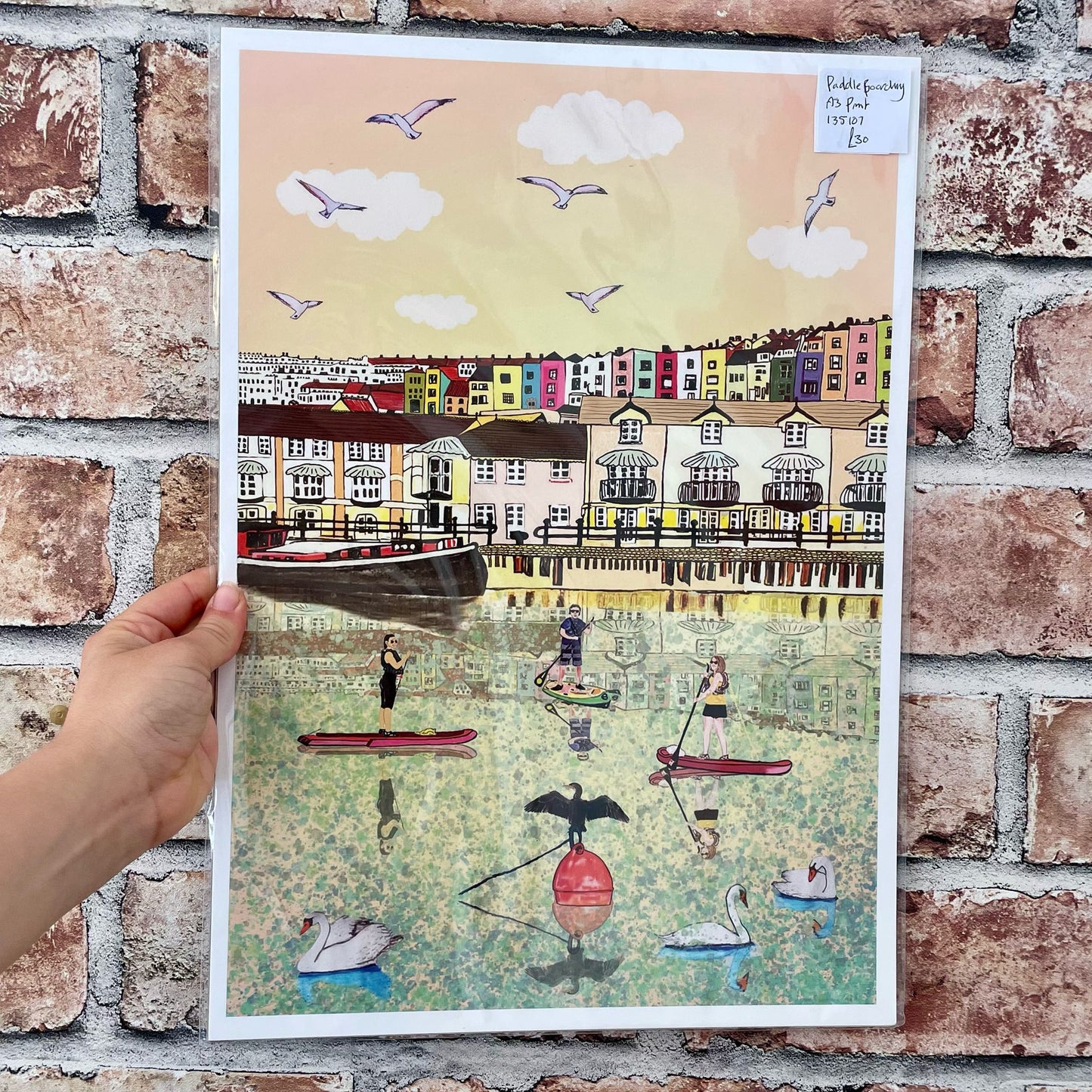 Bristol Paddleboarders Print