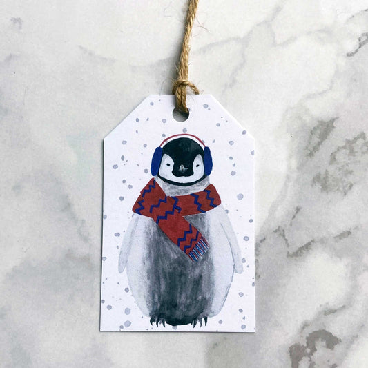 Penguin Christmas Gift Tags
