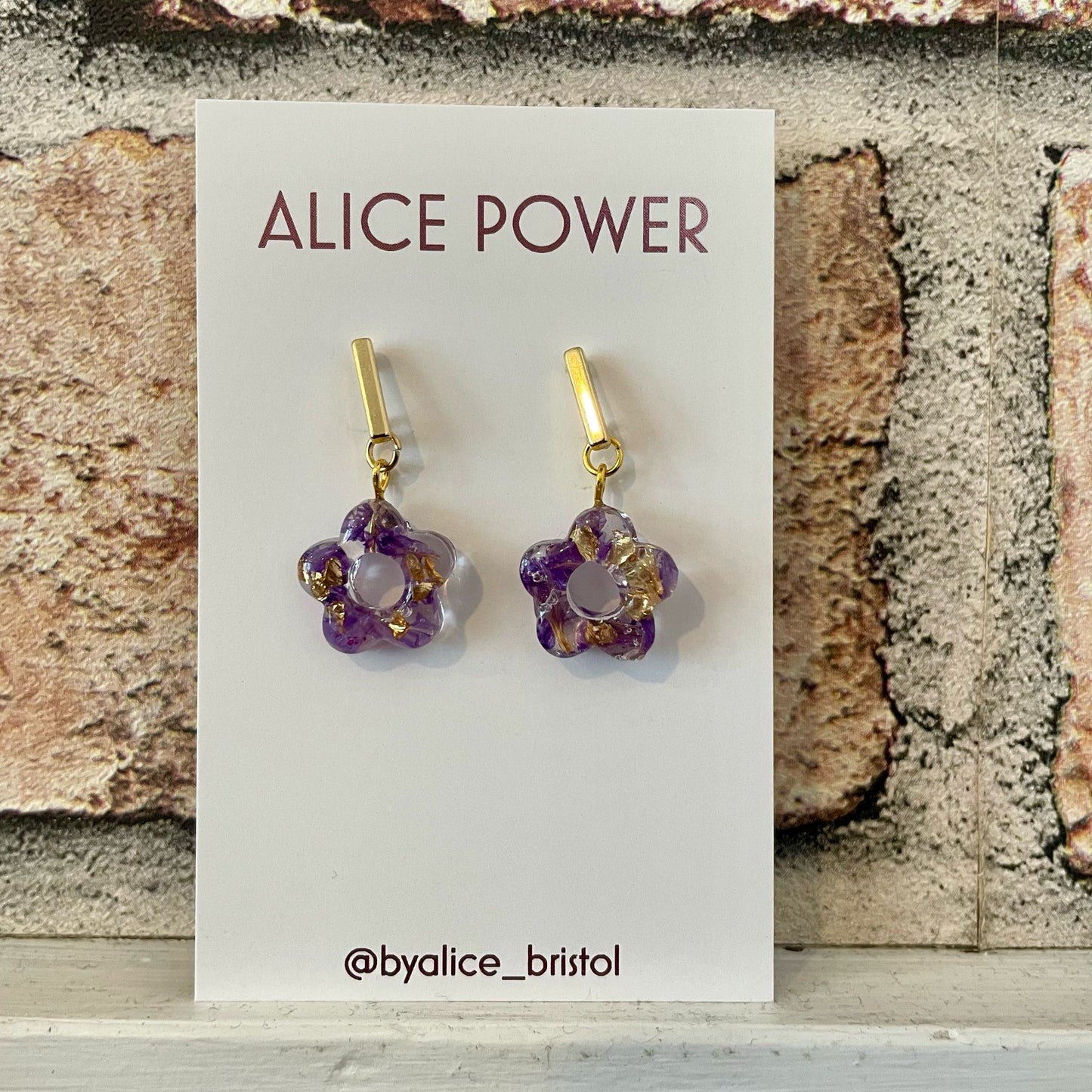 Flower Stick Earrings