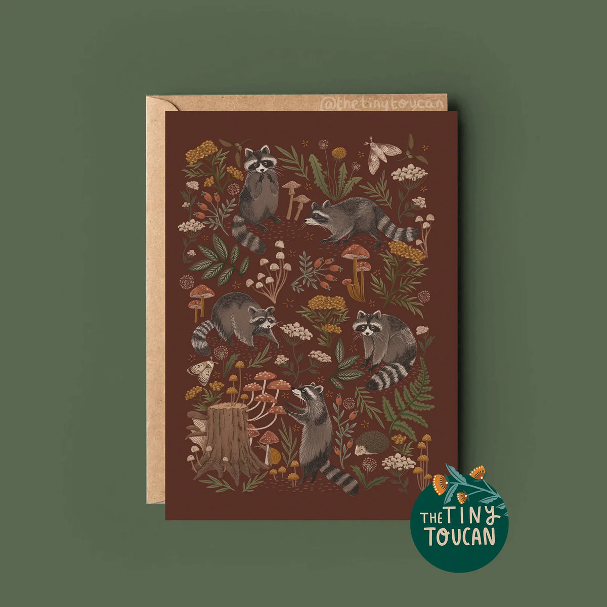 Raccoon Everyday Card