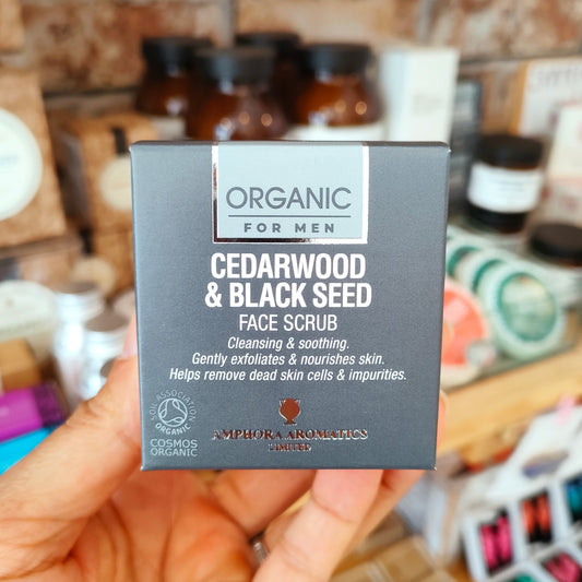 Cedarwood & Black Seed Face Scrub
