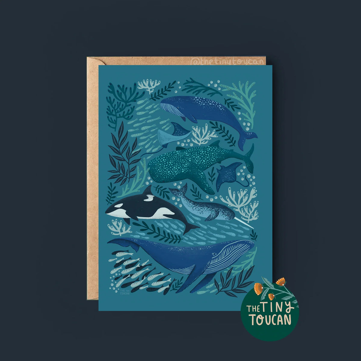 Whales Everyday Card