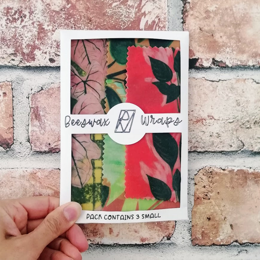 Small Beeswax Wraps Mixed x3