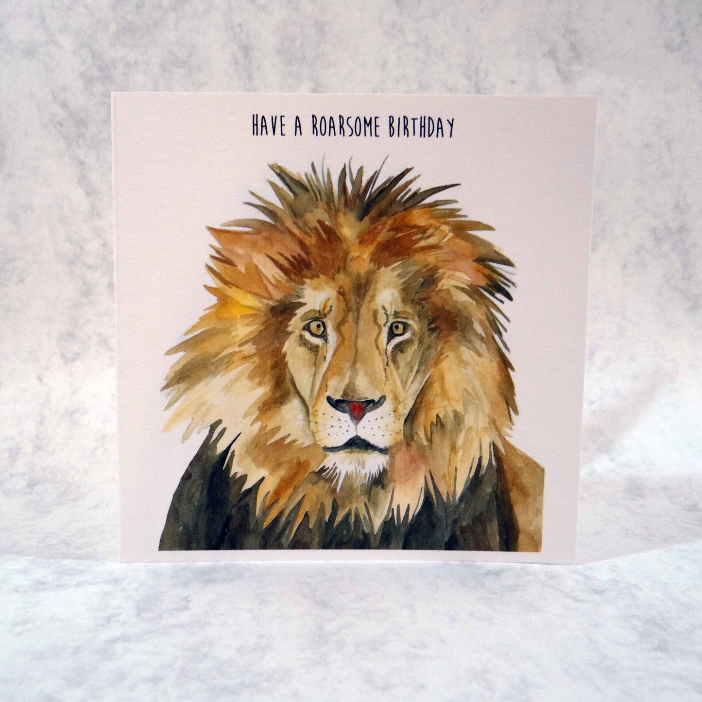 Lion Birthday Card