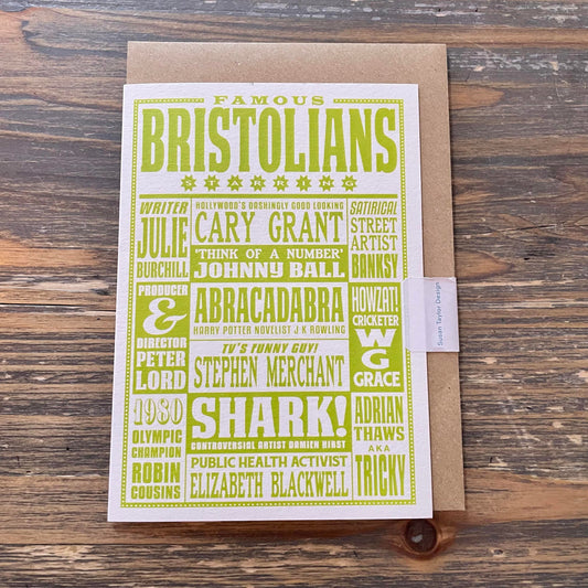 Famous Bristolians Card