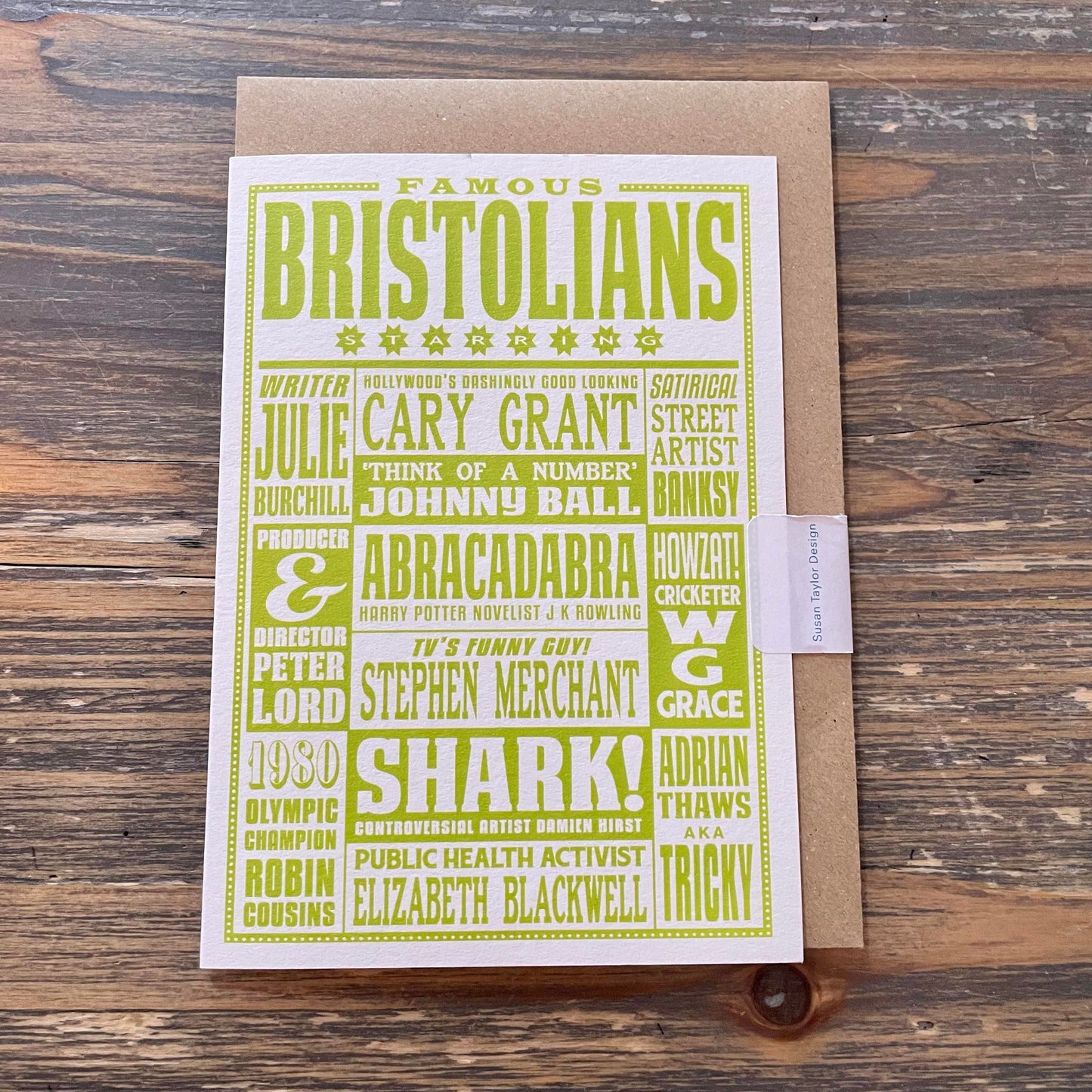 Famous Bristolians Card