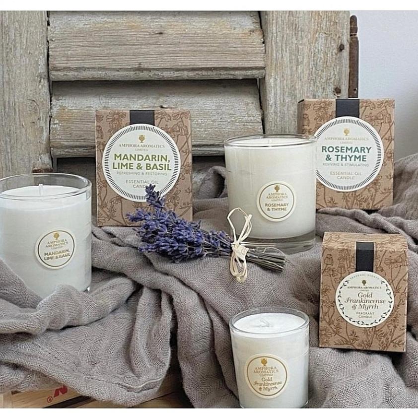 Mandarin, Lime & Basil Candle 40hrs