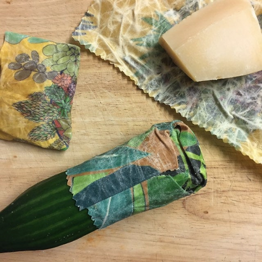 Large Beeswax Wraps Neon Robusta