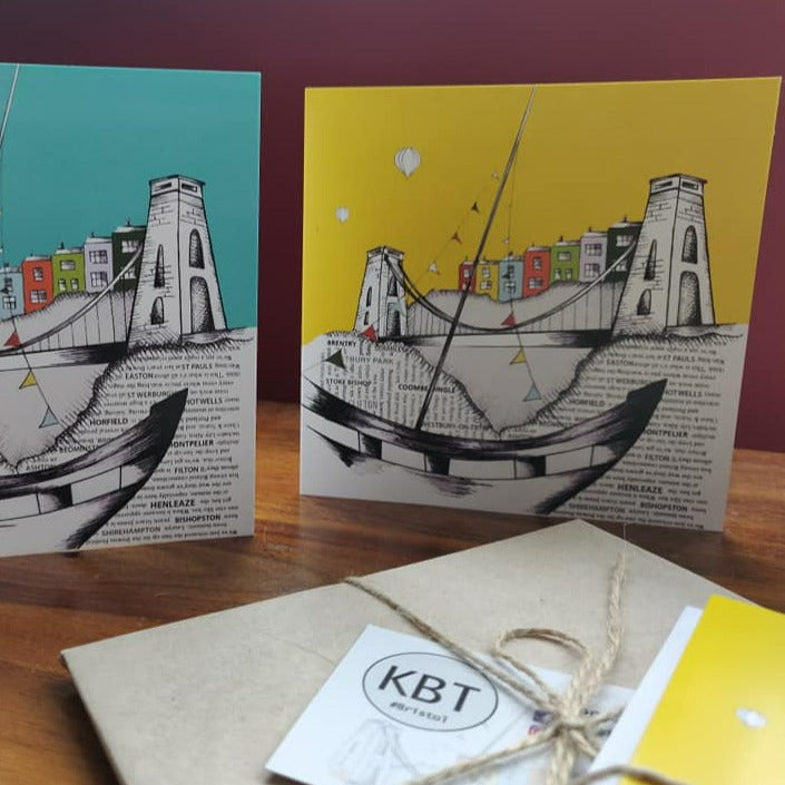 Yellow Bristol Card