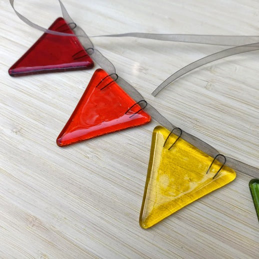 Glass Bunting Rainbow
