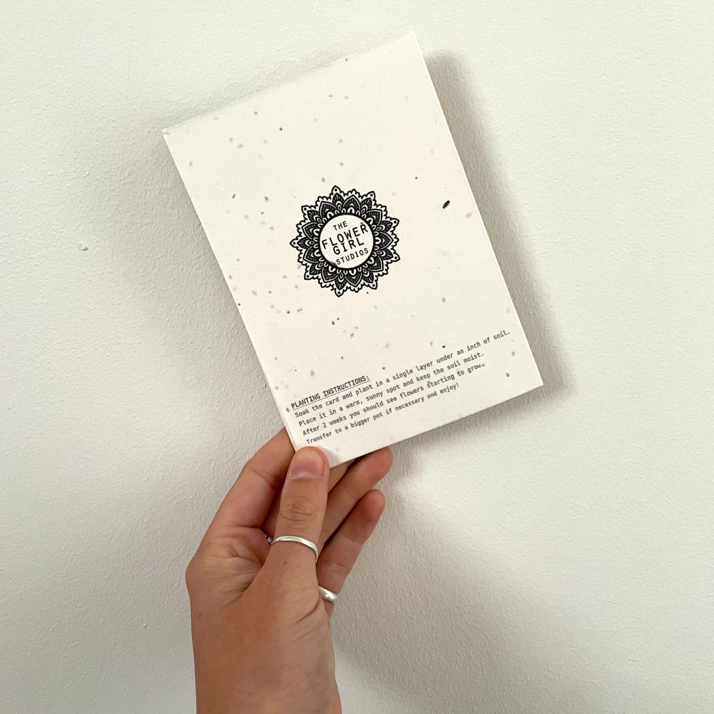 Hot Air Balloon Seed Card