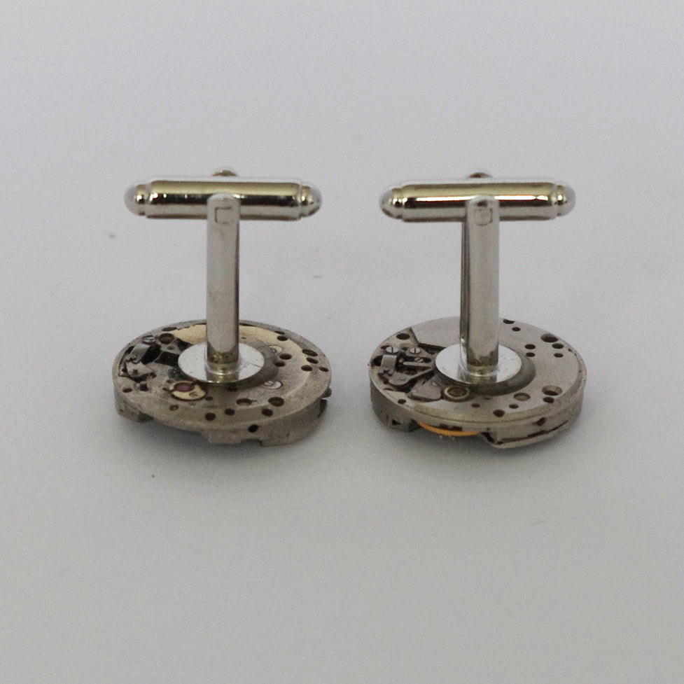 Large Circle Y Timepiece Cufflinks