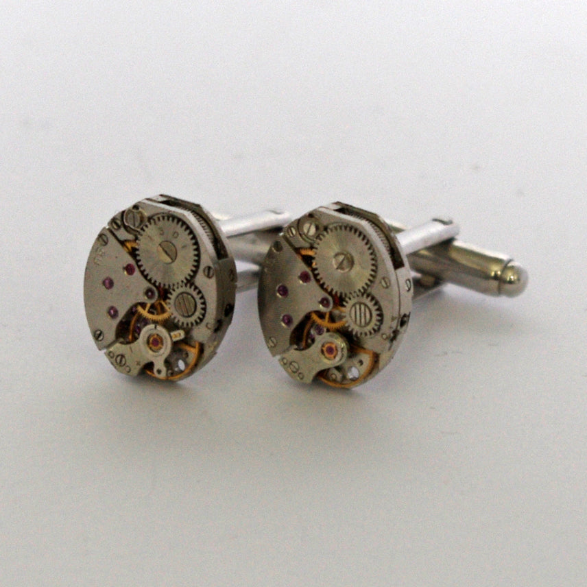 Small Oval Timepiece Cufflinks