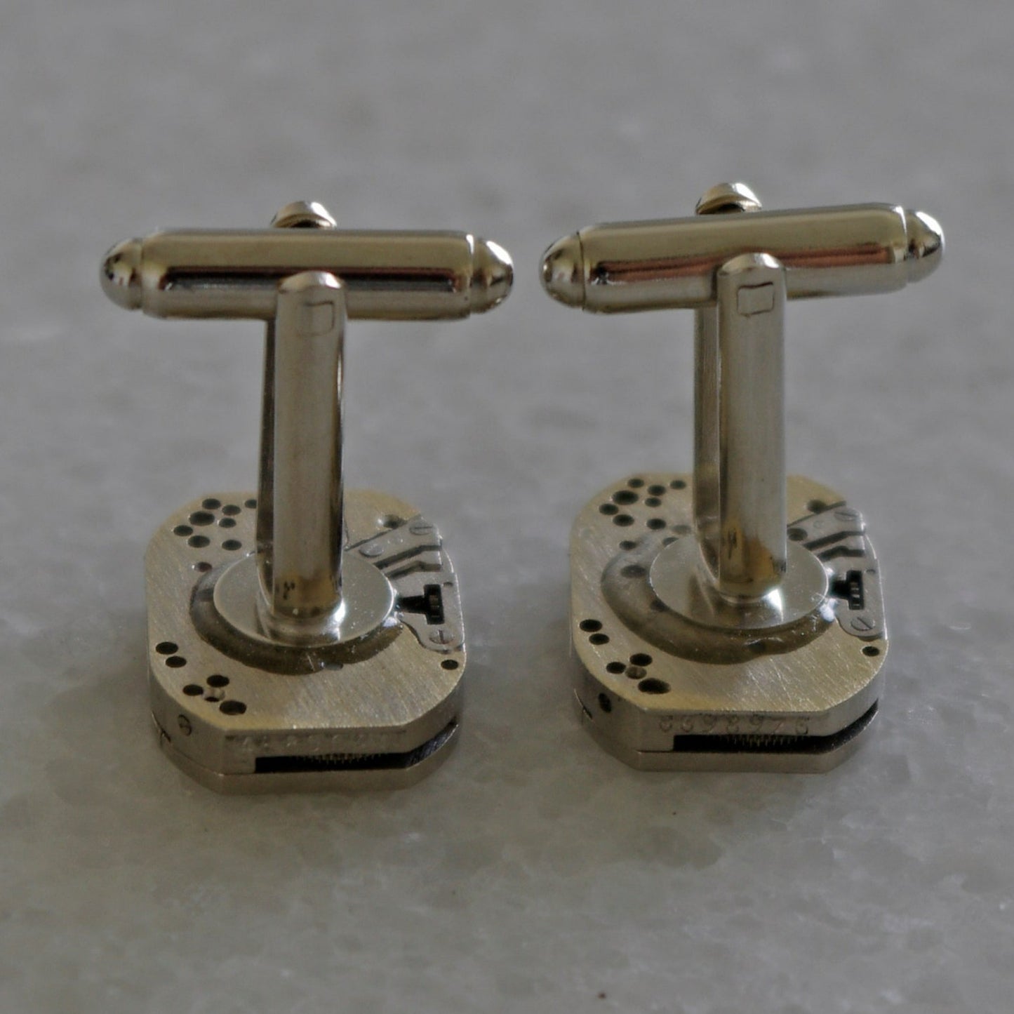 Large Rectangle Timepiece Cufflinks
