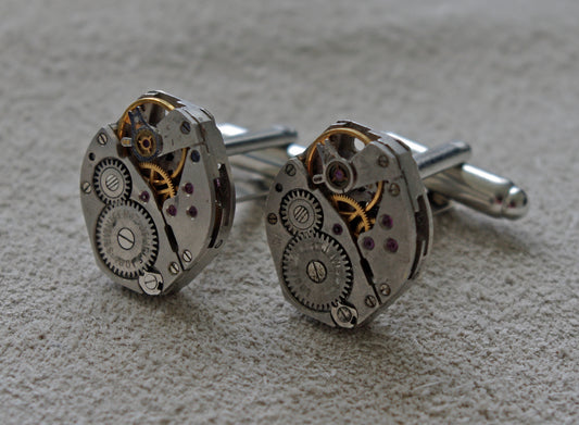 Rhombus Timepiece Cufflinks