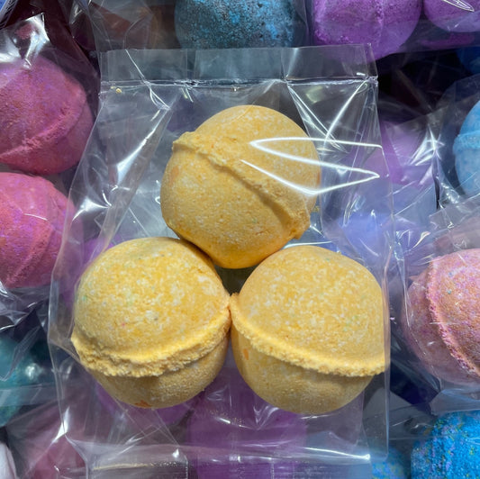 Mini Lemongrass Bath Bombs x3