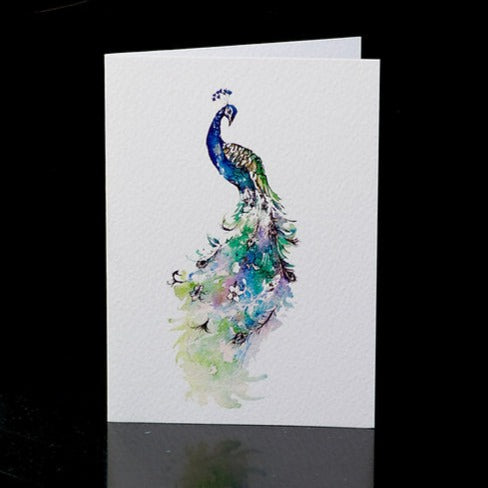 Peacock Card