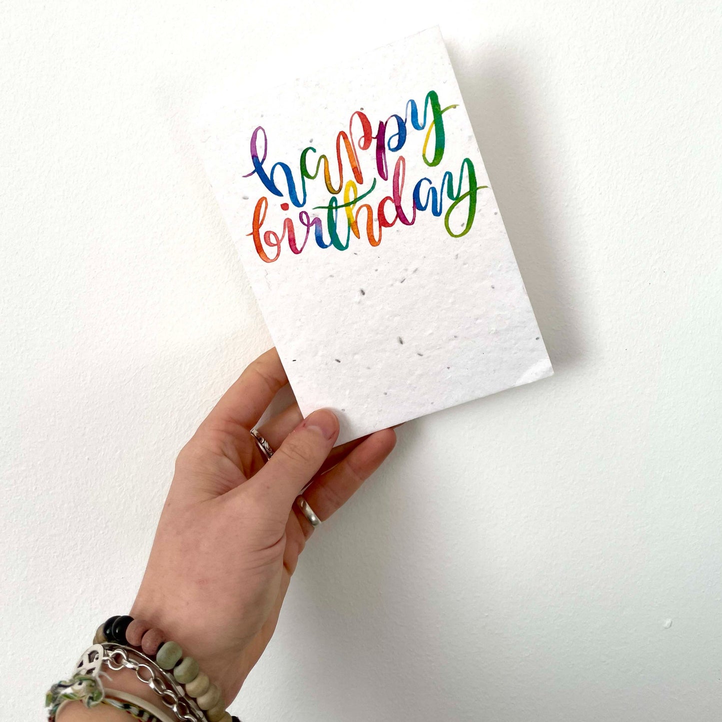 Rainbow Birthday Seed Card