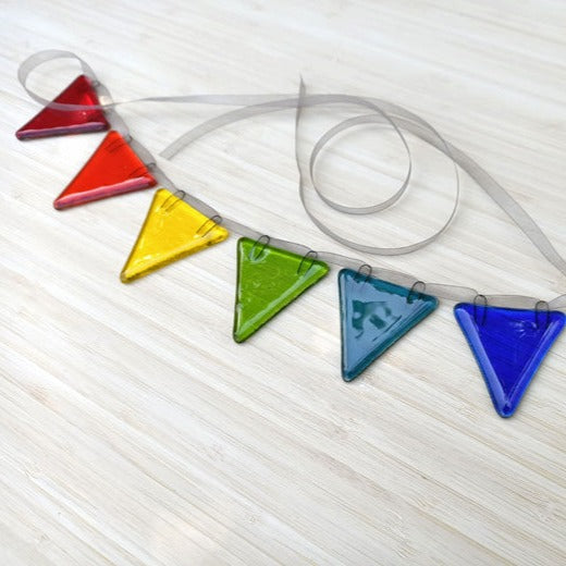 Glass Bunting Rainbow