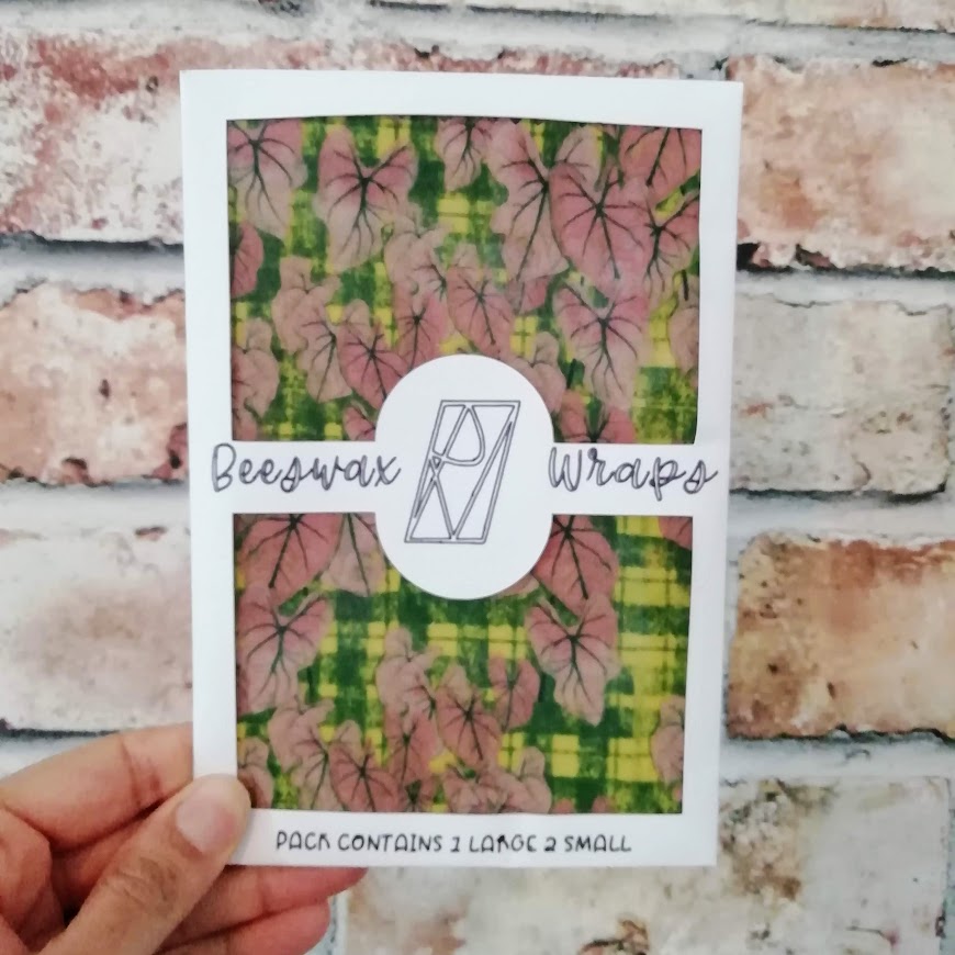 Large Beeswax Wraps Neon Robusta