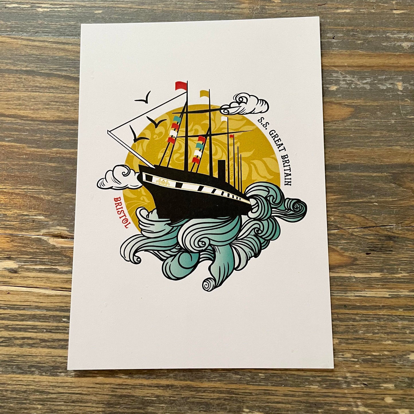SS Great Britain Postcard