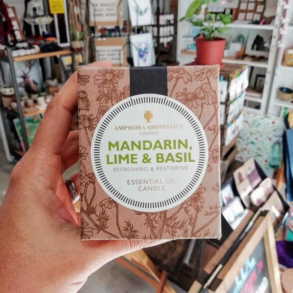 Mandarin, Lime & Basil Candle 40hrs