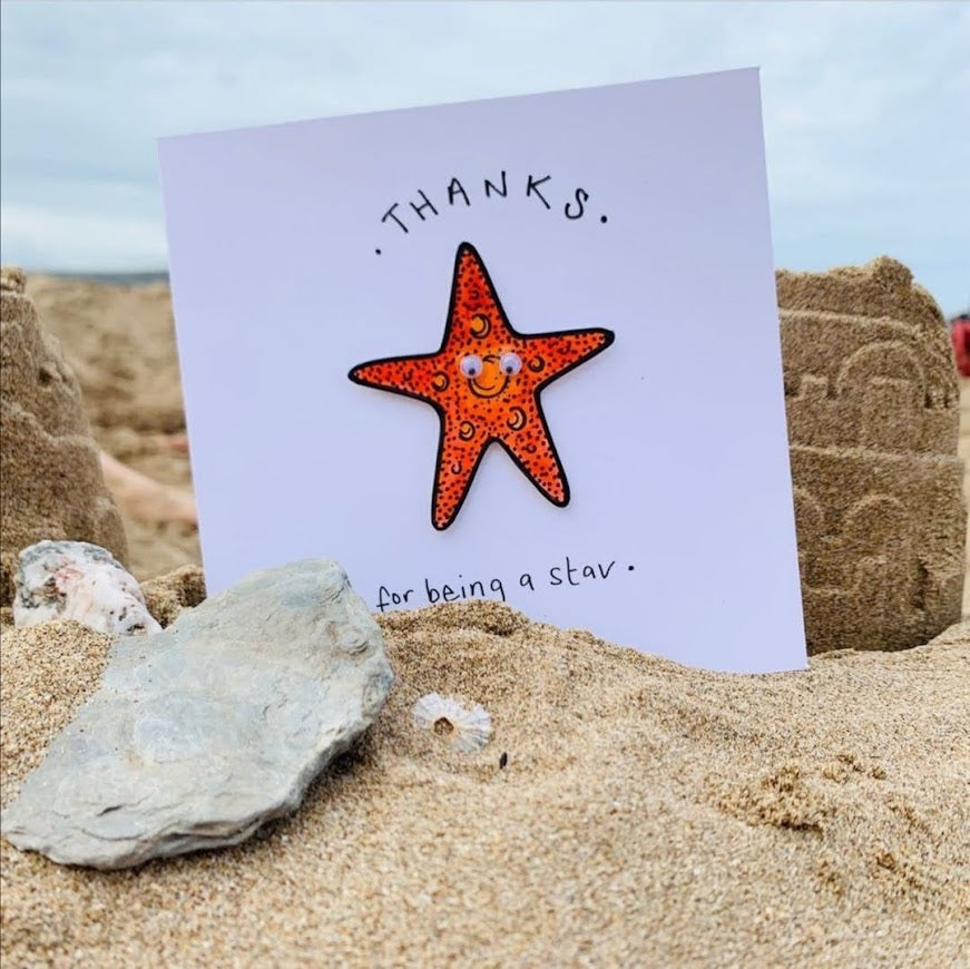 Thanks For Being A Star Card