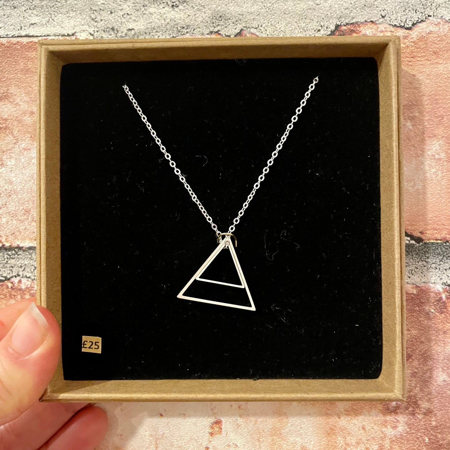 Double Triangle Necklace