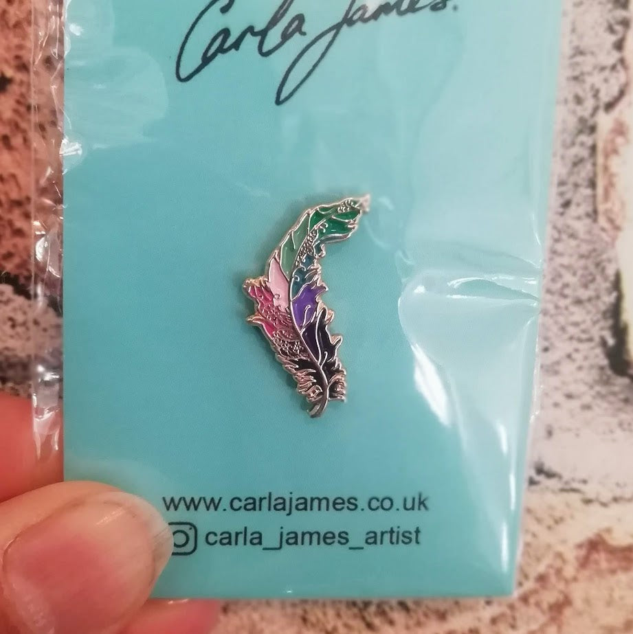Feather Pin Badge