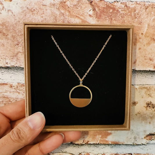 Dipped Brass Necklace