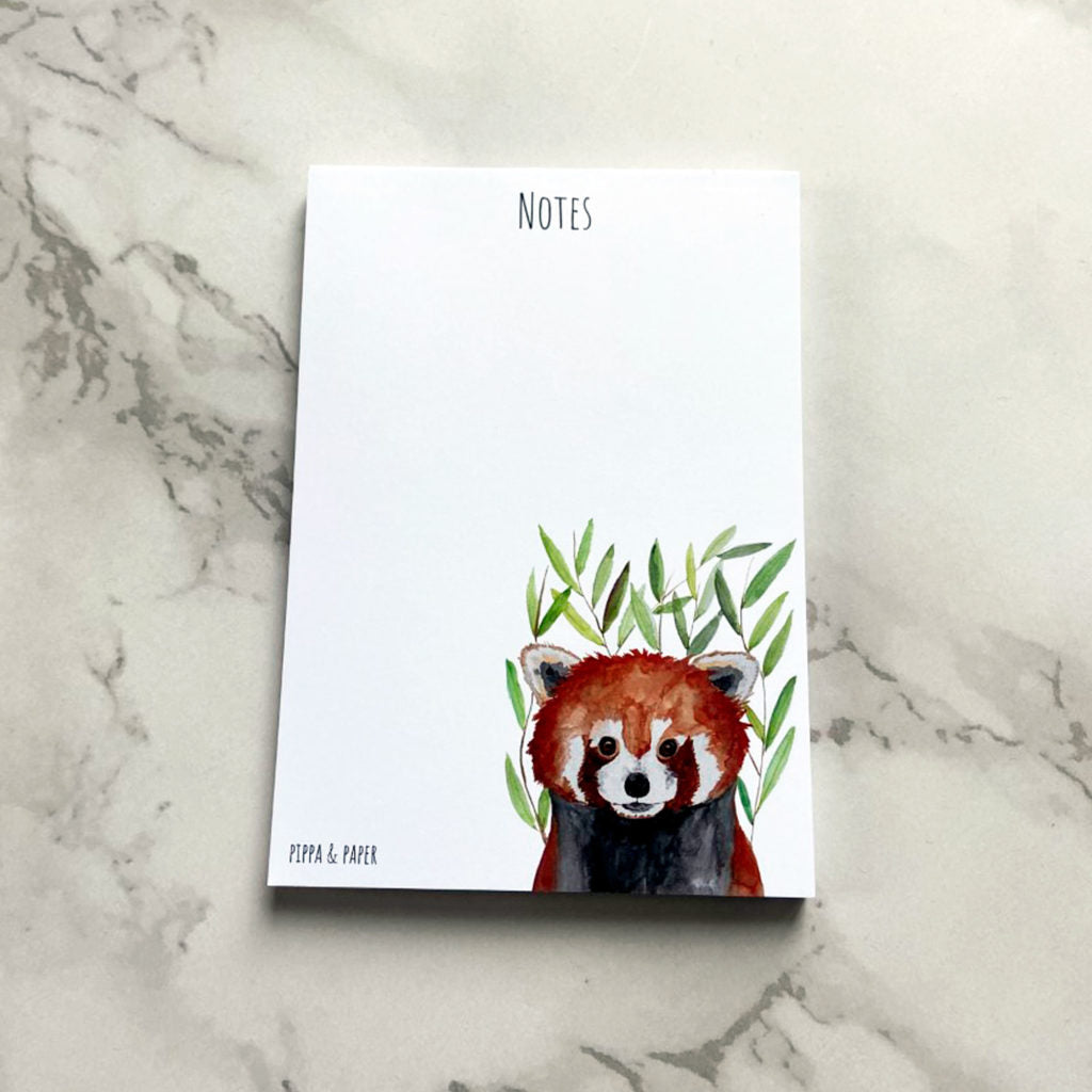 Red Panda Notepad