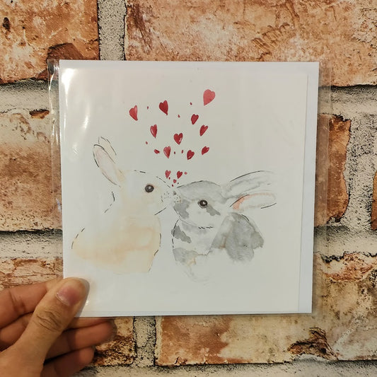 Bunny Valentine's Card