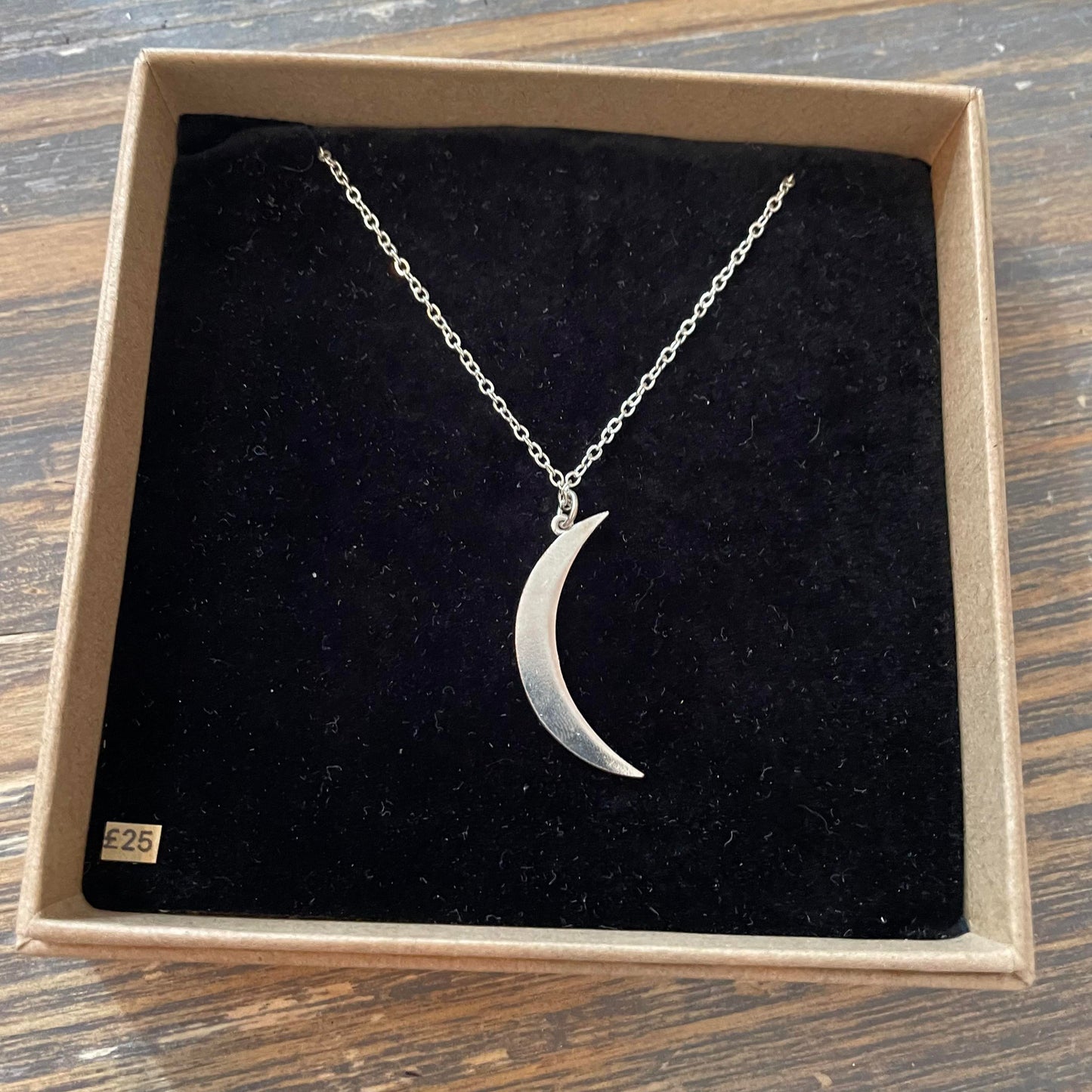 Brass Moon Necklace