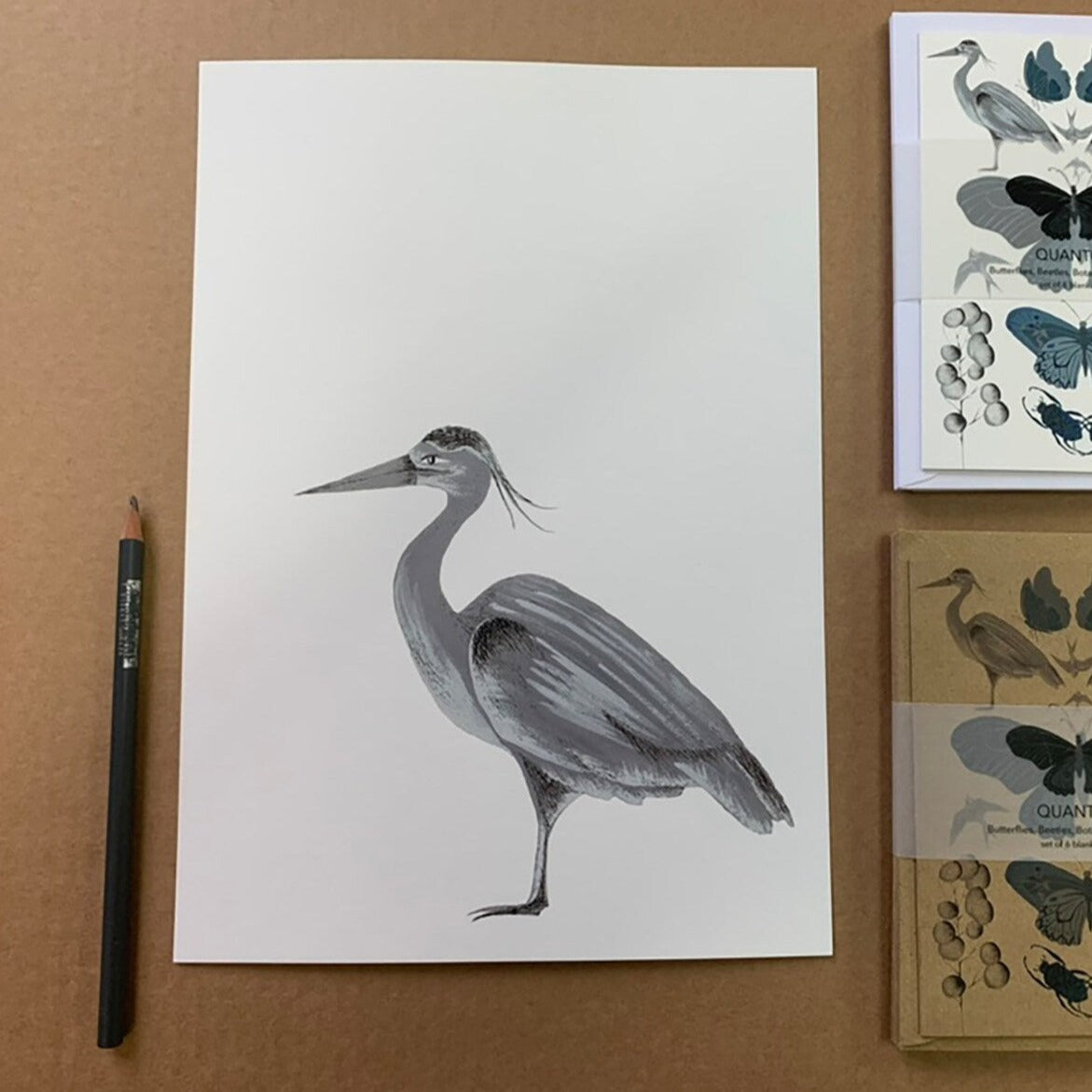 Heron Print A4