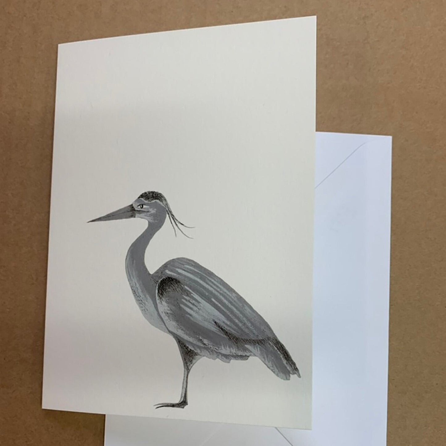 Heron White Card