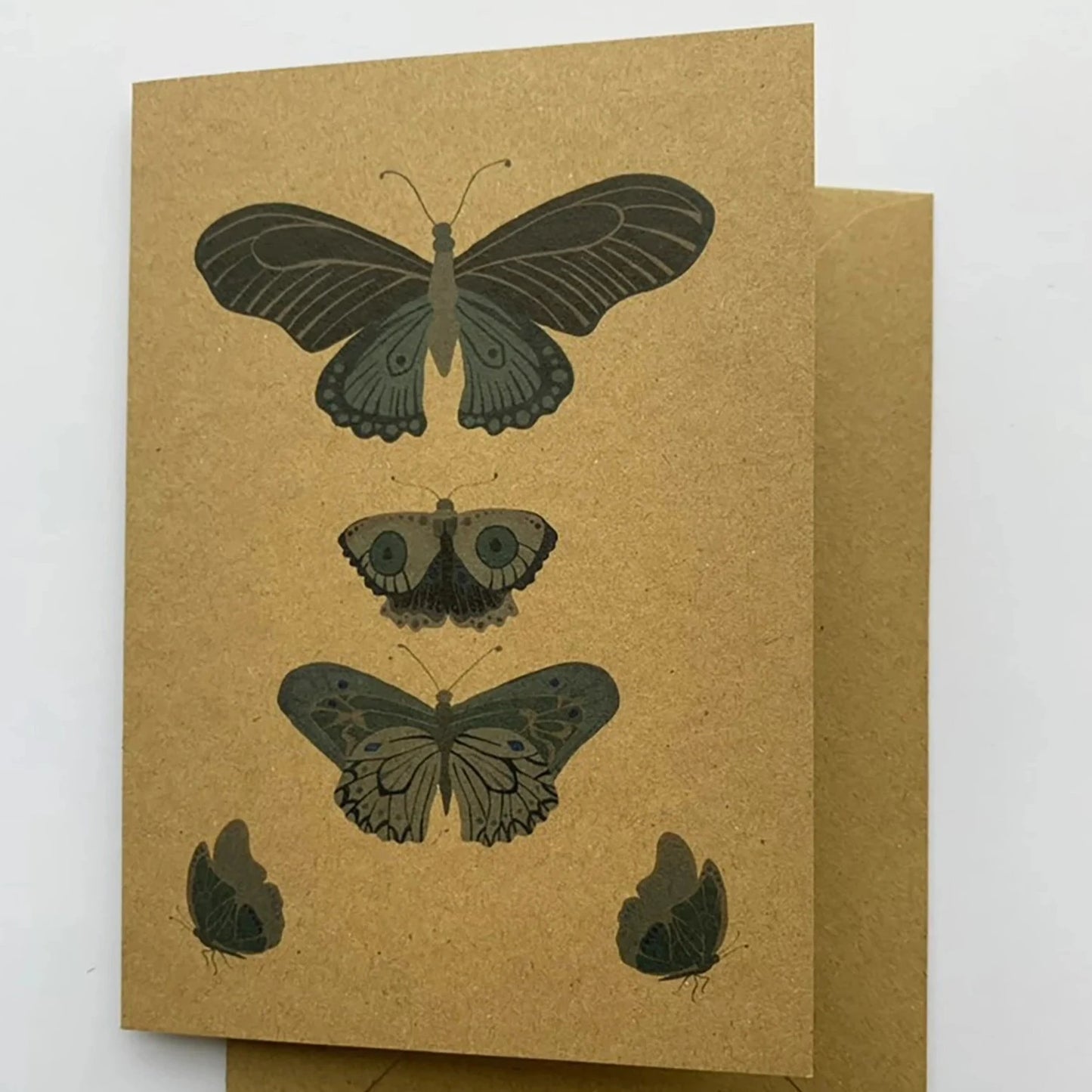 Butterfly Card Kraft