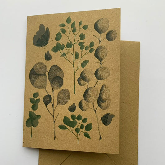 Botanicals Art Card Kraft