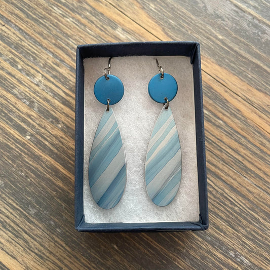 Large Tear-Drop Earrings