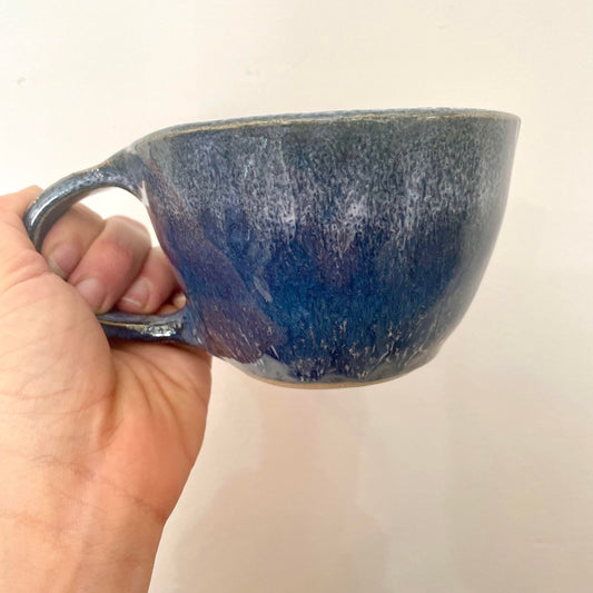 Blue Drippy Mug