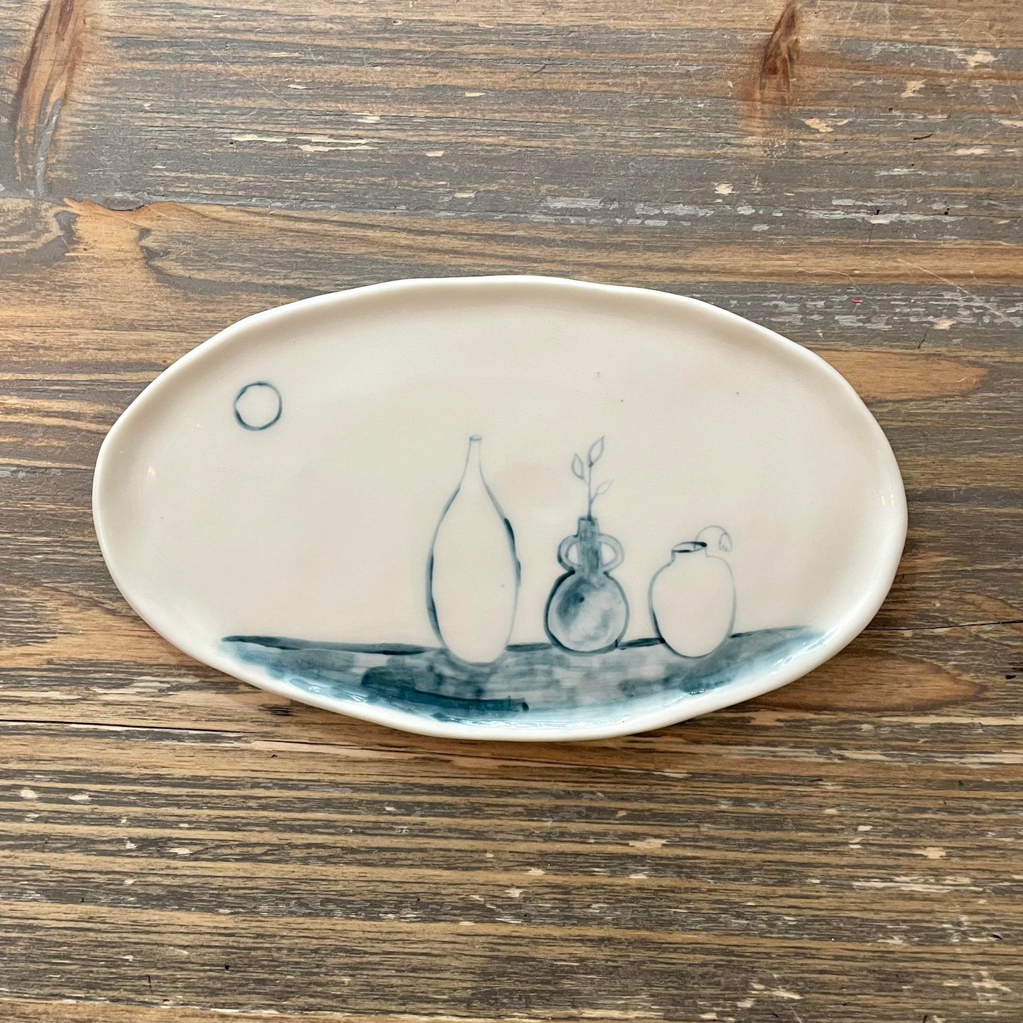 Decorated Small Platter