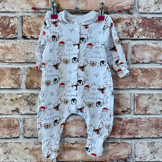 My 1st Christmas Sleepsuit